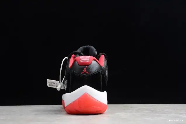 Low 11 528895-012 Retro  Red Air mens "Bred" Jordan Black 0407
